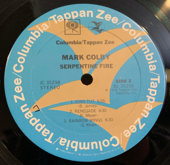 Mark Colby : Serpentine Fire (LP, Album, Pit)