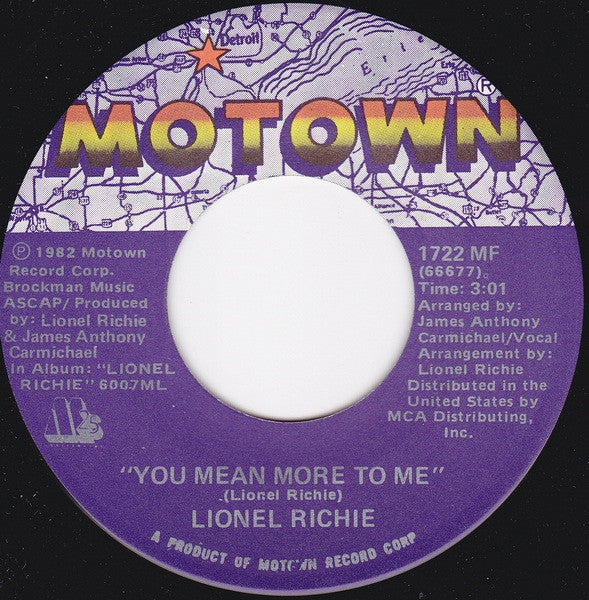 Lionel Richie : Hello (7", Single)