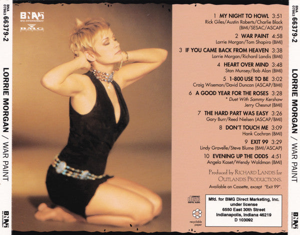 Lorrie Morgan : War Paint (CD, Album, Club)