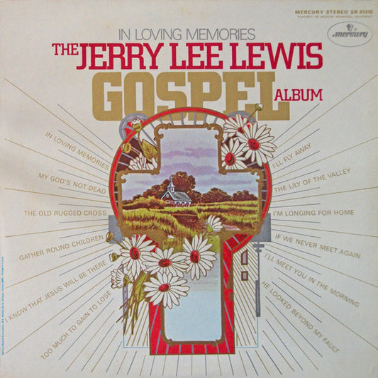 Jerry Lee Lewis : In Loving Memories (The Jerry Lee Lewis Gospel Album) (LP, Album, Promo)