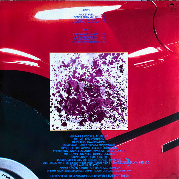 Alvin Lee & Ten Years Later : Rocket Fuel (LP, Album)