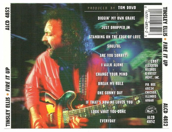 Tinsley Ellis : Fire It Up (CD, Album)
