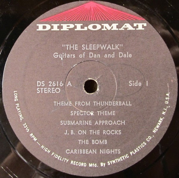 The "Sleepwalk" Guitars Of Dan & Dale* : Theme From Thunderball And Other Themes (LP, Album)