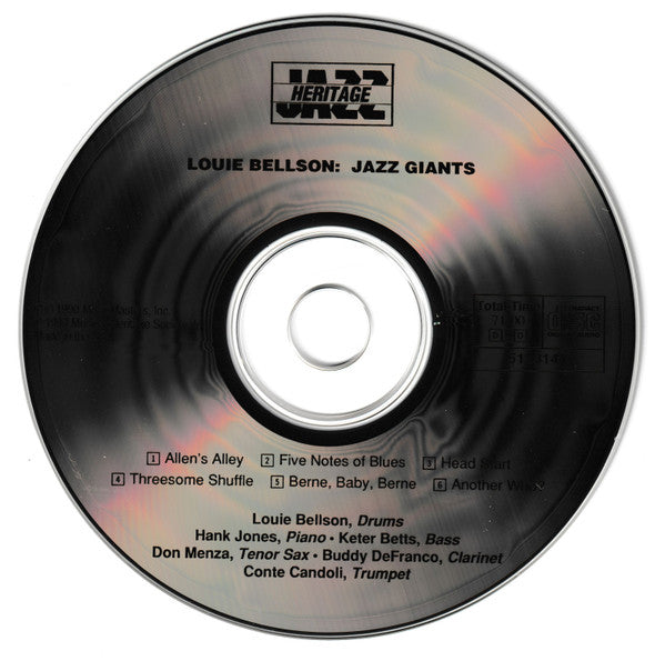 Louie Bellson* : Jazz Giants (CD, Album)