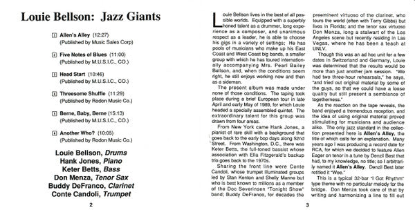 Louie Bellson* : Jazz Giants (CD, Album)