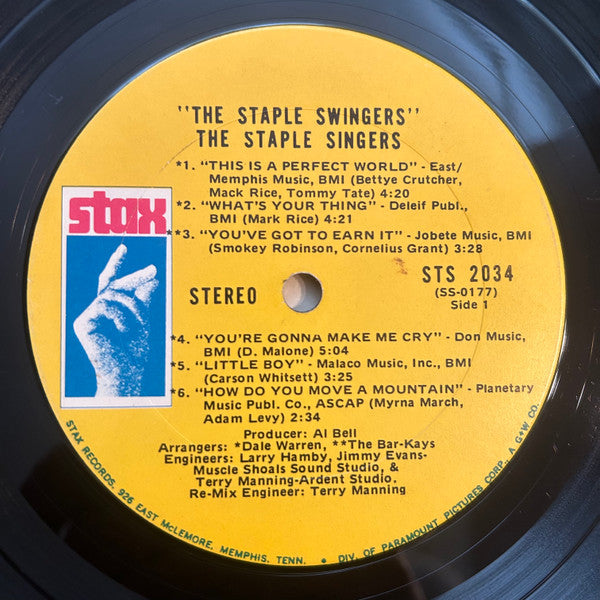 The Staple Singers : The Staple Swingers (LP, Ter)