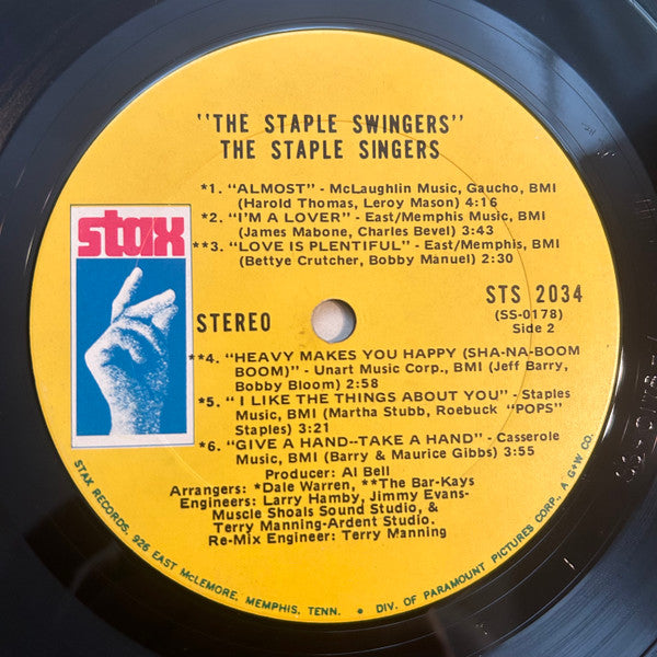 The Staple Singers : The Staple Swingers (LP, Ter)