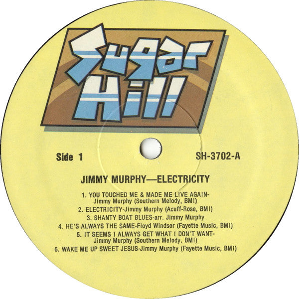 Jimmy Murphy (2) : Electricity (LP, Album, Sma)