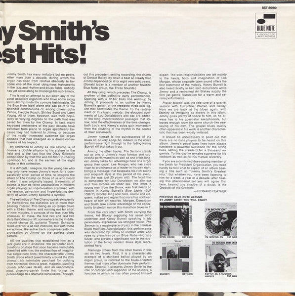 Jimmy Smith : Jimmy Smith's Greatest Hits! (2xLP, Comp, Gat)