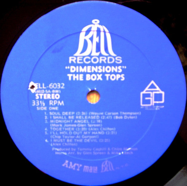 The Box Tops* : Dimensions (LP, Album, Bes)