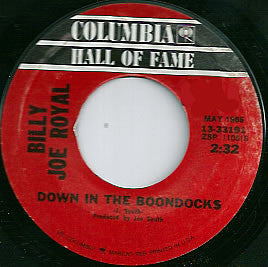 Billy Joe Royal : Down In The Boondocks / Cherry Hill Park (7", Single, Styrene, Ter)