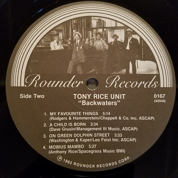 The Tony Rice Unit : Backwaters (LP, Album)