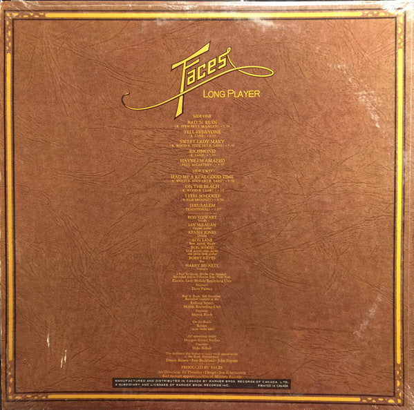 Faces (3) : Long Player (LP, Album)