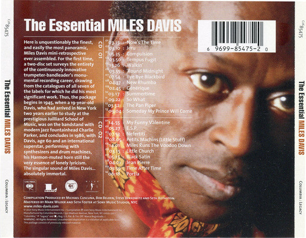 Miles Davis : The Essential Miles Davis (2xCD, Comp)