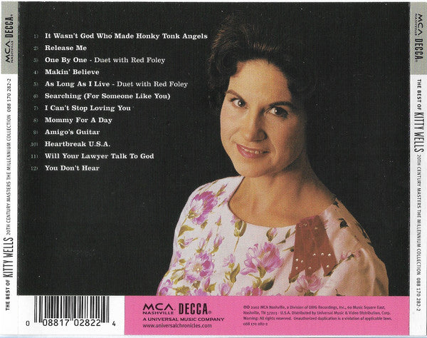 Kitty Wells : The Best Of Kitty Wells (CD, Comp, RM)