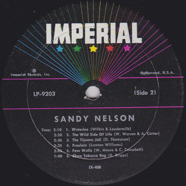 Sandy Nelson : Country Style (LP, Album, Mono)