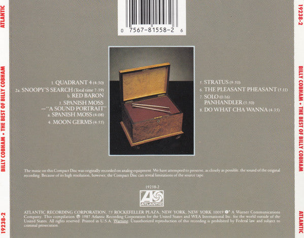 Billy Cobham : The Best Of Billy Cobham (CD, Comp)