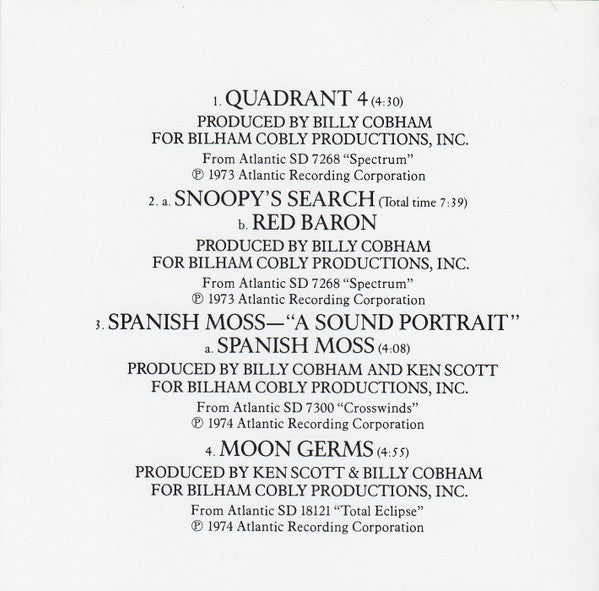 Billy Cobham : The Best Of Billy Cobham (CD, Comp)