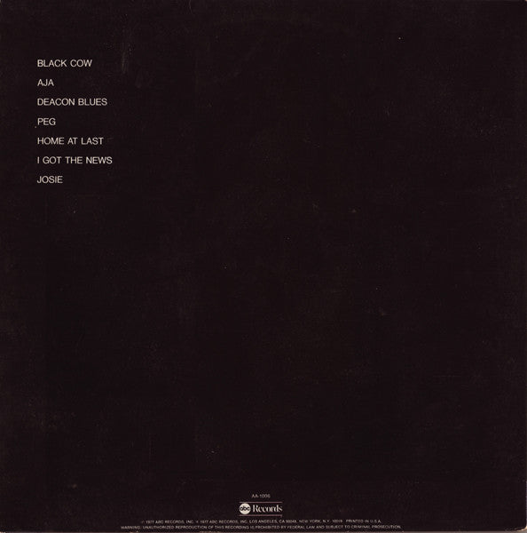 Steely Dan : Aja (LP, Album, RE, RP, Ter)