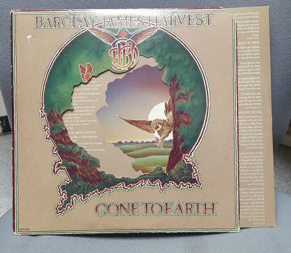 Barclay James Harvest : Gone To Earth (VG) – Square Cat Vinyl