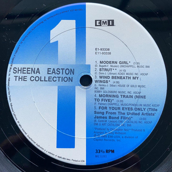 Sheena Easton : The Collection (LP, Comp, Club)