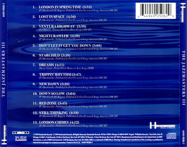 Paul Hardcastle : The Jazzmasters III (CD, Album)