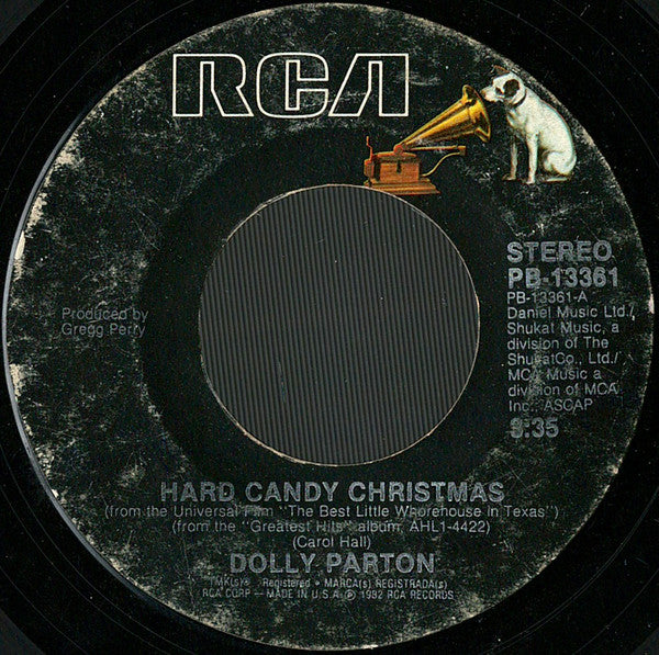 Dolly Parton : Hard Candy Christmas / Me And Little Andy (7", Single)