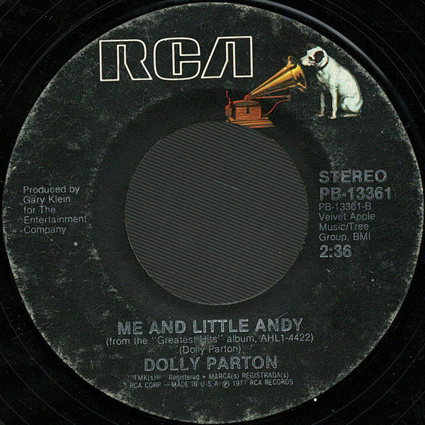 Dolly Parton : Hard Candy Christmas / Me And Little Andy (7", Single)