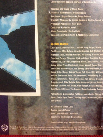 David Sanborn : Backstreet (LP, Album, Club)