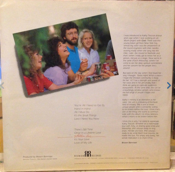 Kathy Troccoli : Stubborn Love (LP, Album)