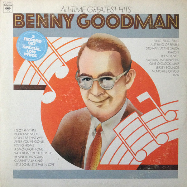 Benny Goodman : All-Time Greatest Hits (2xLP, Comp, Pit)