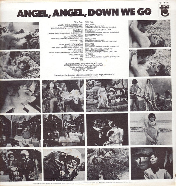 Barry Mann : Angel, Angel, Down We Go (LP, Album)