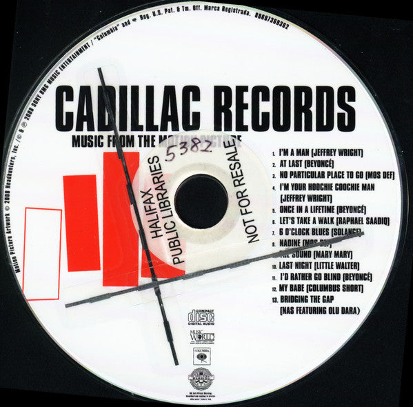 Various : Cadillac Records Music From The Motion Picture (CD)