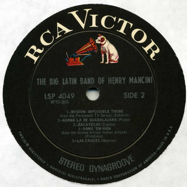 Henry Mancini : The Big Latin Band Of Henry Mancini (LP, Album)