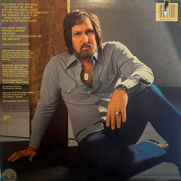 Joe Stampley : I'm Gonna Love You Back To Loving Me Again (LP, Album, Ter)