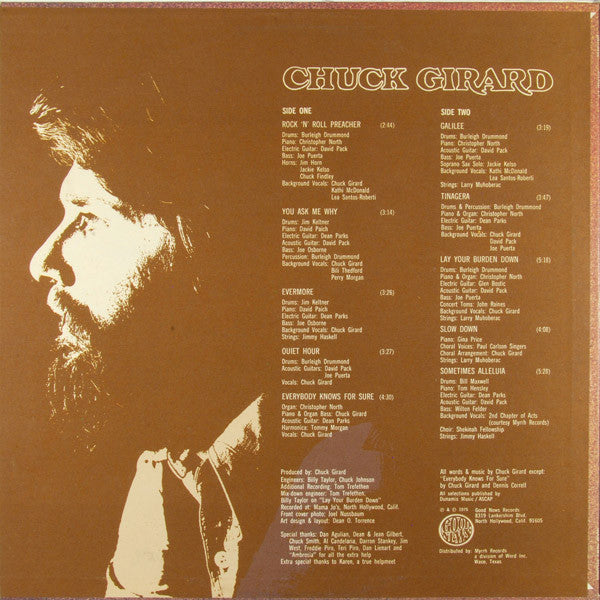 Chuck Girard : Chuck Girard (LP, Album)