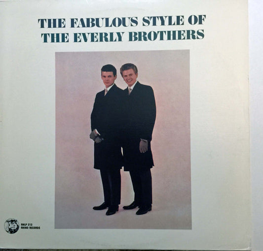 The Everly Brothers* : The Fabulous Style Of The Everly Brothers (LP, Comp, RE)