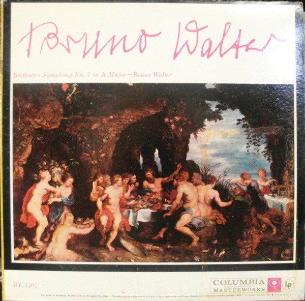 Bruno Walter, Beethoven* : Symphony No. 7 In A Major (LP, Mono)