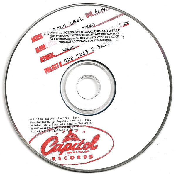 Rosanne Cash : 10 Song Demo (CD, Album, Promo)