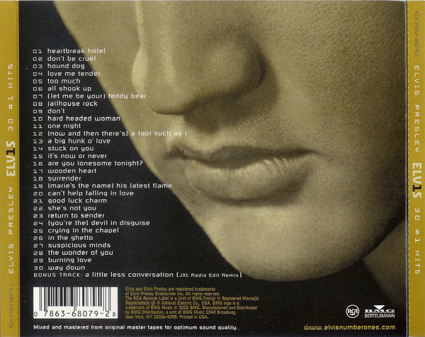 Elvis Presley : ELV1S 30 #1 Hits (CD, Comp, RE, RM, RP, Son)