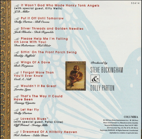 Dolly Parton, Loretta Lynn, Tammy Wynette : Honky Tonk Angels (CD, Album)