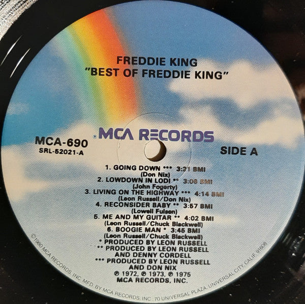 Freddie King : The Best Of Freddie King (LP, Comp, RE)