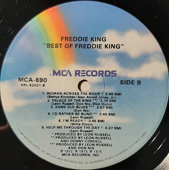 Freddie King : The Best Of Freddie King (LP, Comp, RE)
