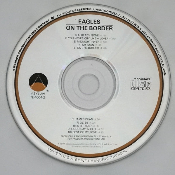 Eagles : On The Border (CD, Album, RE, ARC)