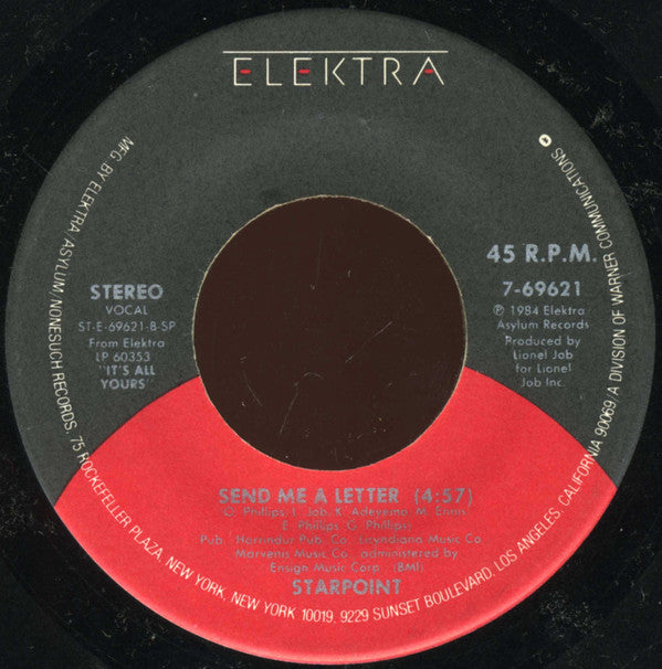 Starpoint : Object Of My Desire (7", SP )