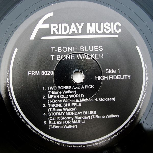 T-Bone Walker : T-Bone Blues (LP, Mono, RE, RM, 180)