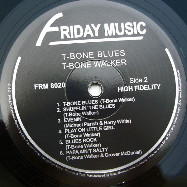 T-Bone Walker : T-Bone Blues (LP, Mono, RE, RM, 180)