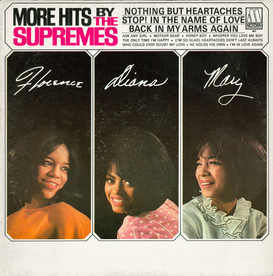 The Supremes : More Hits By The Supremes (LP, Album, Mono, Hol)
