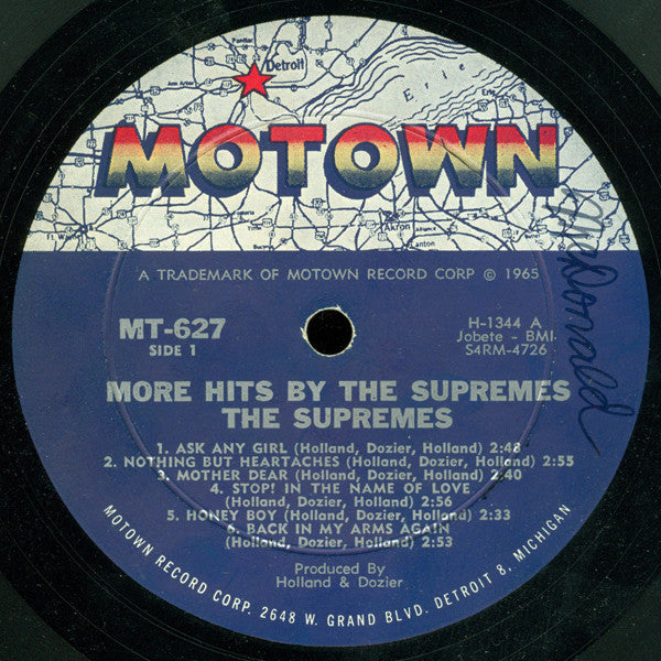 The Supremes : More Hits By The Supremes (LP, Album, Mono, Hol)