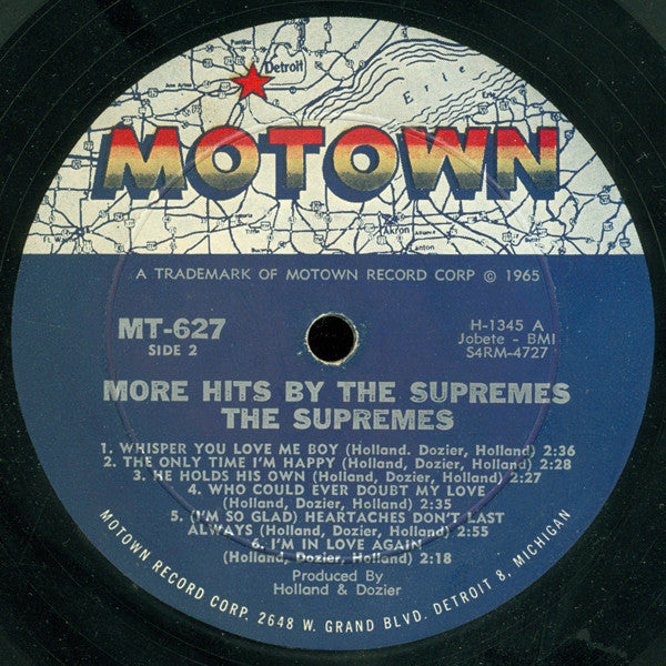 The Supremes : More Hits By The Supremes (LP, Album, Mono, Hol)